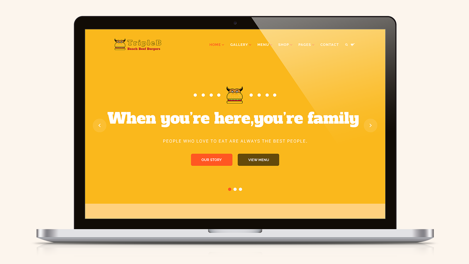 Inside view of the redesigned treasure island book.